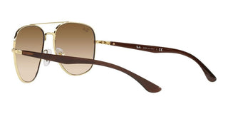 Ray-Ban RB 3683 unisex Gold Pilot Sunglasses