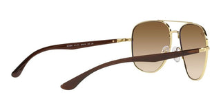 Ray-Ban RB 3683 unisex Gold Pilot Sunglasses