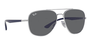 Ray-Ban RB 3683 unisex Silver Pilot Sunglasses