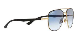 Ray-Ban RB 3683 unisex Blue Pilot Sunglasses