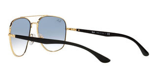 Ray-Ban RB 3683 unisex Gold Pilot Sunglasses