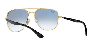 Ray-Ban RB 3683 unisex Gold Pilot Sunglasses