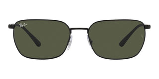 Ray-Ban RB 3684 unisex Black Geometric Sunglasses