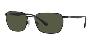 Ray-Ban RB 3684 unisex Black Geometric Sunglasses