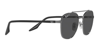 Ray-Ban RB 3688 unisex Ruthenium Geometric Sunglasses