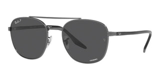 Ray-Ban RB 3688 unisex Ruthenium Geometric Sunglasses