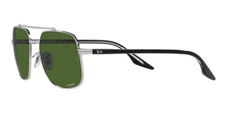 Ray-Ban RB 3699 unisex Silver Pilot Sunglasses