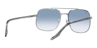 Ray-Ban RB 3699 unisex Silver Pilot Sunglasses