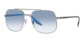 Ray-Ban RB 3699 unisex Silver Pilot Sunglasses