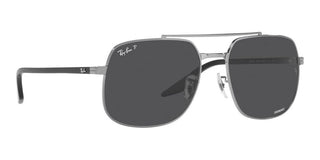 Ray-Ban RB 3699 unisex Ruthenium Pilot Sunglasses