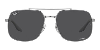 Ray-Ban RB 3699 unisex Ruthenium Pilot Sunglasses