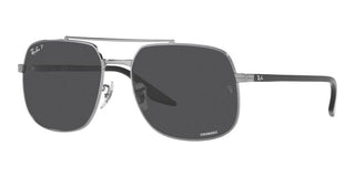 Ray-Ban RB 3699 unisex Ruthenium Pilot Sunglasses