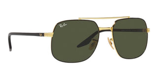 Ray-Ban RB 3699 unisex Black Pilot Sunglasses