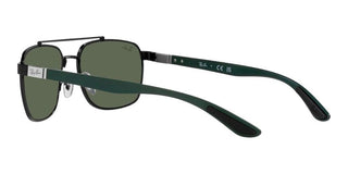 Ray-Ban RB 3701 men Black Squared Sunglasses