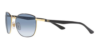 Ray-Ban RB 3702 unisex Black Pilot Sunglasses