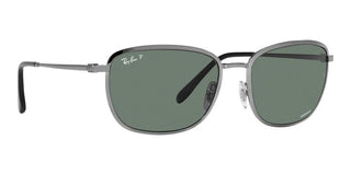 Ray-Ban RB 3705 unisex Ruthenium Geometric Sunglasses