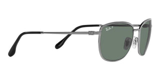 Ray-Ban RB 3705 unisex Ruthenium Geometric Sunglasses