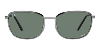 Ray-Ban RB 3705 unisex Ruthenium Geometric Sunglasses