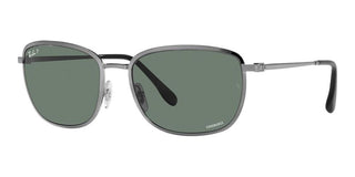 Ray-Ban RB 3705 unisex Ruthenium Geometric Sunglasses