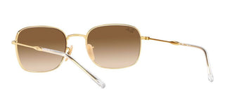 Ray-Ban RB 3706 unisex Gold Geometric Sunglasses