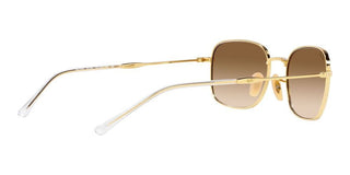 Ray-Ban RB 3706 unisex Gold Geometric Sunglasses