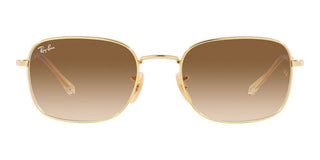 Ray-Ban RB 3706 unisex Gold Geometric Sunglasses