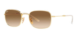 Ray-Ban RB 3706 unisex Gold Geometric Sunglasses