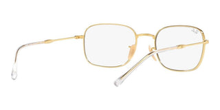 Ray-Ban RB 3706 unisex Gold Geometric Sunglasses