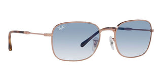 Ray-Ban RB 3706 unisex Gold Geometric Sunglasses