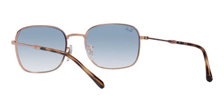 Ray-Ban RB 3706 unisex Gold Geometric Sunglasses