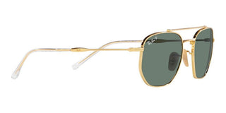 Ray-Ban RB 3707 unisex Gold Pilot Sunglasses