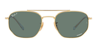 Ray-Ban RB 3707 unisex Gold Pilot Sunglasses