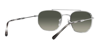 Ray-Ban RB 3707 unisex Silver Pilot Sunglasses