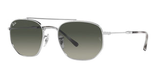 Ray-Ban RB 3707 unisex Silver Pilot Sunglasses