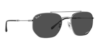 Ray-Ban RB 3707 unisex Ruthenium Pilot Sunglasses