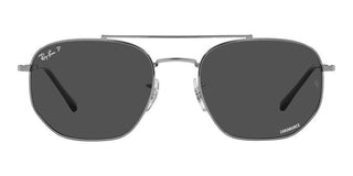 Ray-Ban RB 3707 unisex Ruthenium Pilot Sunglasses