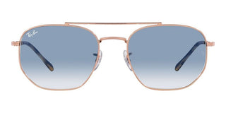 Ray-Ban RB 3707 unisex Rose gold Pilot Sunglasses