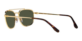 Ray-Ban RB 3708 unisex Gold Pilot Sunglasses