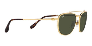 Ray-Ban RB 3708 unisex Gold Pilot Sunglasses