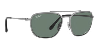 Ray-Ban RB 3708 unisex Ruthenium Pilot Sunglasses