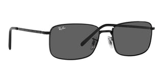 Ray-Ban RB 3717 unisex Black Squared Sunglasses