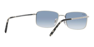 Ray-Ban RB 3717 unisex Silver Squared Sunglasses