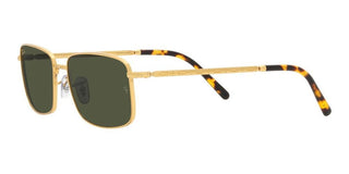 Ray-Ban RB 3717 unisex Gold Squared Sunglasses