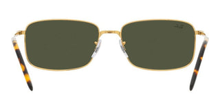 Ray-Ban RB 3717 unisex Gold Squared Sunglasses