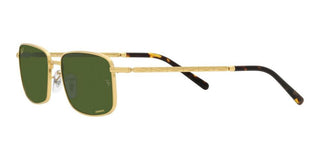 Ray-Ban RB 3717 unisex Gold Squared Sunglasses