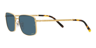 Ray-Ban RB 3717 unisex Gold Squared Sunglasses