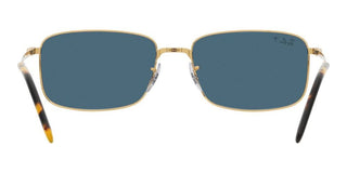 Ray-Ban RB 3717 unisex Gold Squared Sunglasses