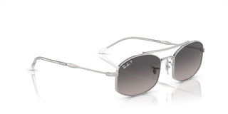 Ray-Ban RB 3719 unisex Silver Pilot Sunglasses