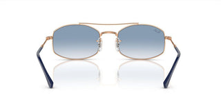 Ray-Ban RB 3719 unisex Gold Pilot Sunglasses