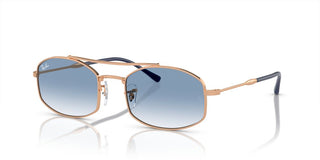 Ray-Ban RB 3719 unisex Gold Pilot Sunglasses